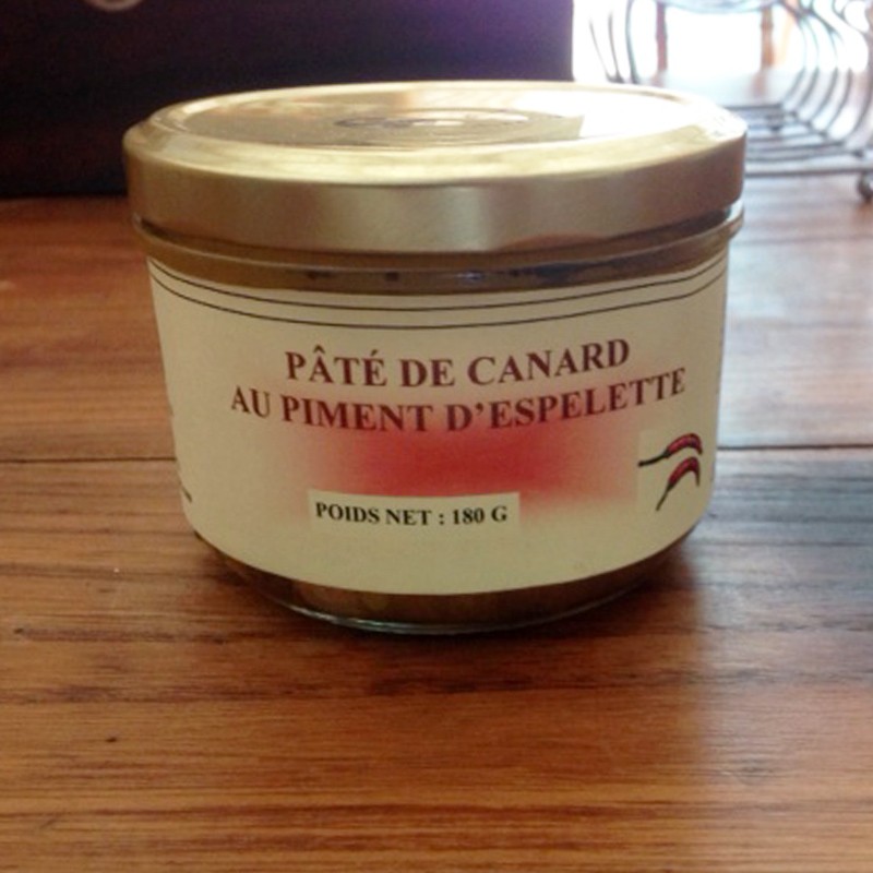 Pâté de Canard au piment d'espelette 180 g
