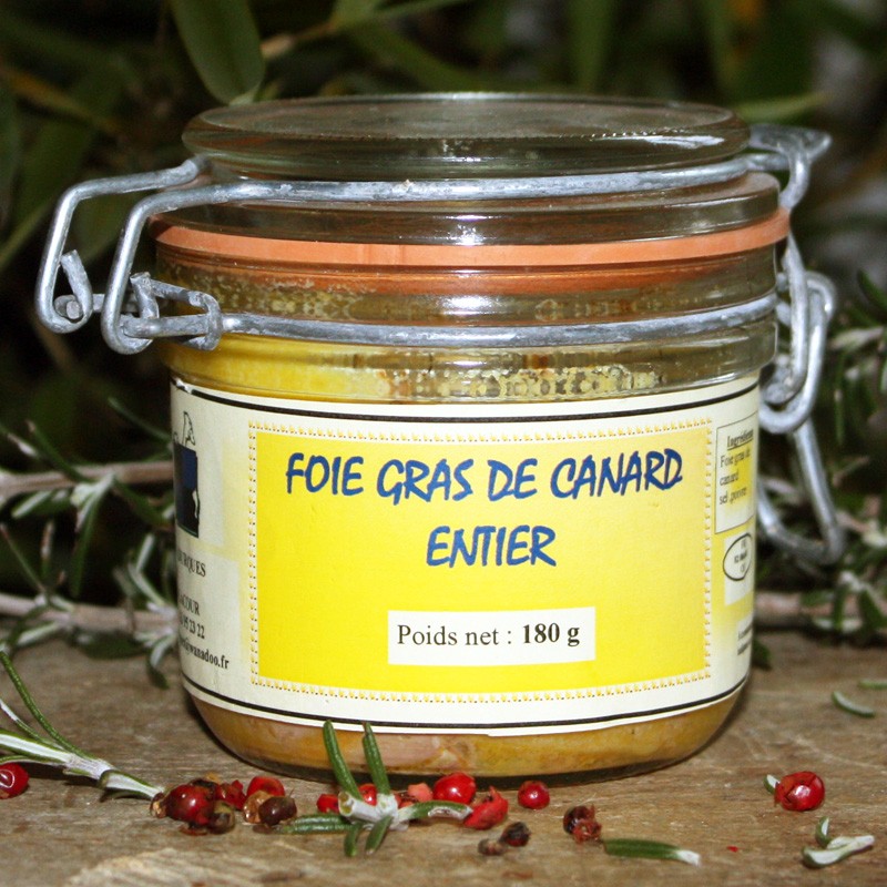 Foie Gras de canard entier 180 g