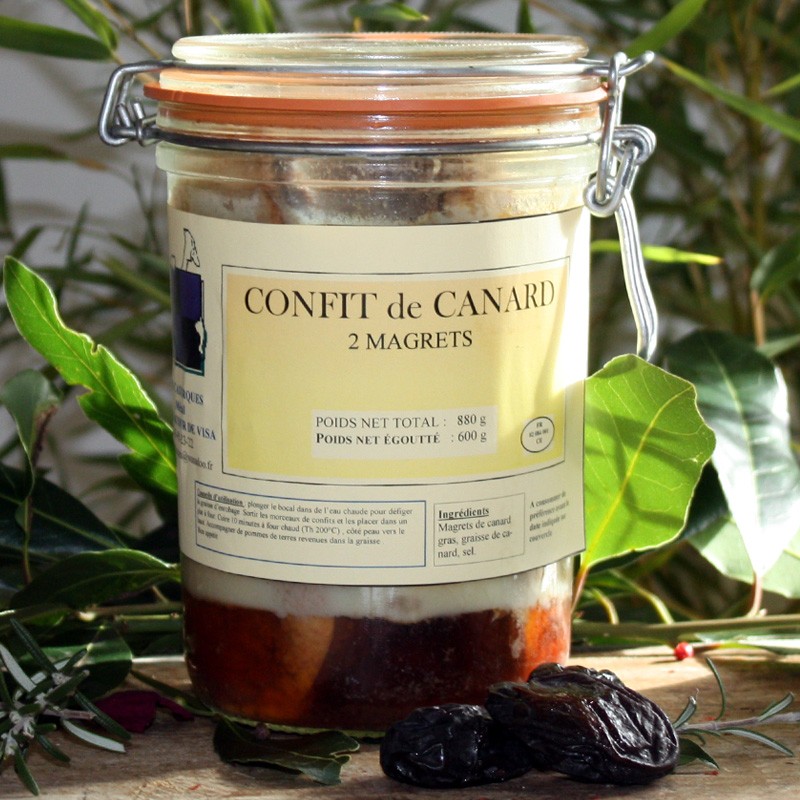 Confit de canard 2 magrets 880 g