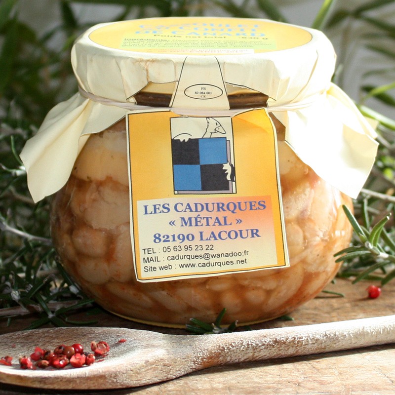 Cassoulet au confit de canard 630g